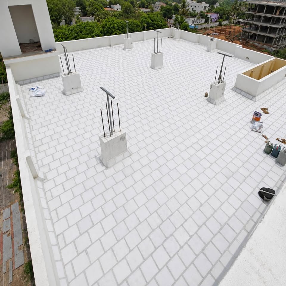 Terrace Waterproofing & Tile Work
