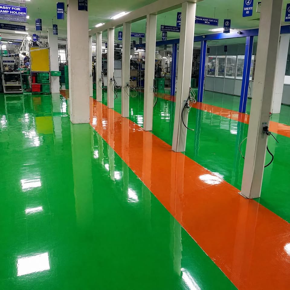 Epoxy Flooring — Assembly Line