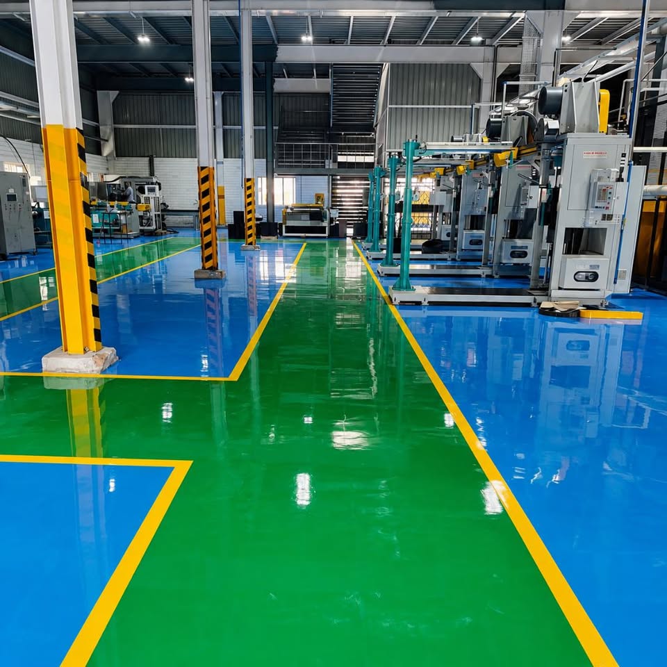 Epoxy Flooring — Production Bay